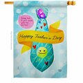 Cuadrilatero Happy Daddy Day Family Father 28 x 40 in. Double-Sided Vertical House Flags for  Banner Garden CU3920175